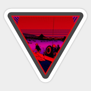 Vaporwave Now Sticker